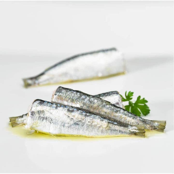 meDINEterranean - Wholesale Tinned Fish - La Narval. Small Sardines in Olive Oil