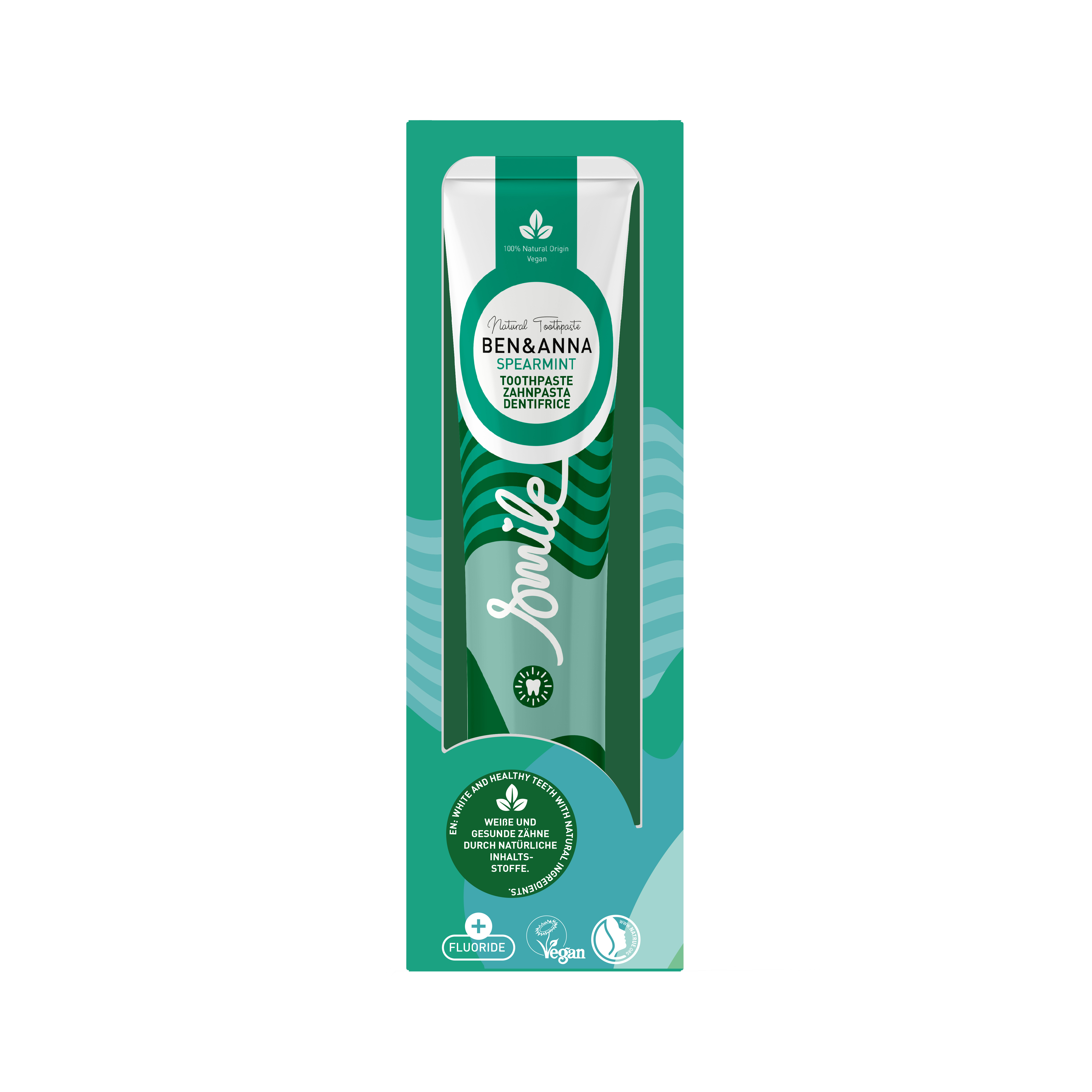 Ben & Anna – wholesale Toothpaste – Toothpaste Tube-Spearmint 1