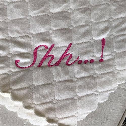 A Soft Idea - Wholesale Bedding Blanket - Kids & Baby - 723 - Nanas Quilted Plush Baby Blanket With Faux Sherpa Back1