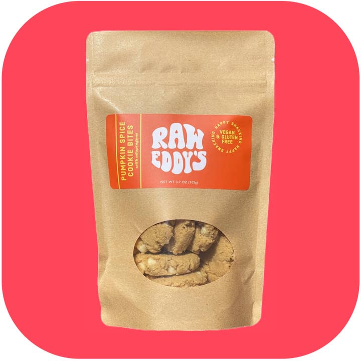 Pumpkin Spice Cookie Multipacks for wholesale by Raw Eddy’s Snacks