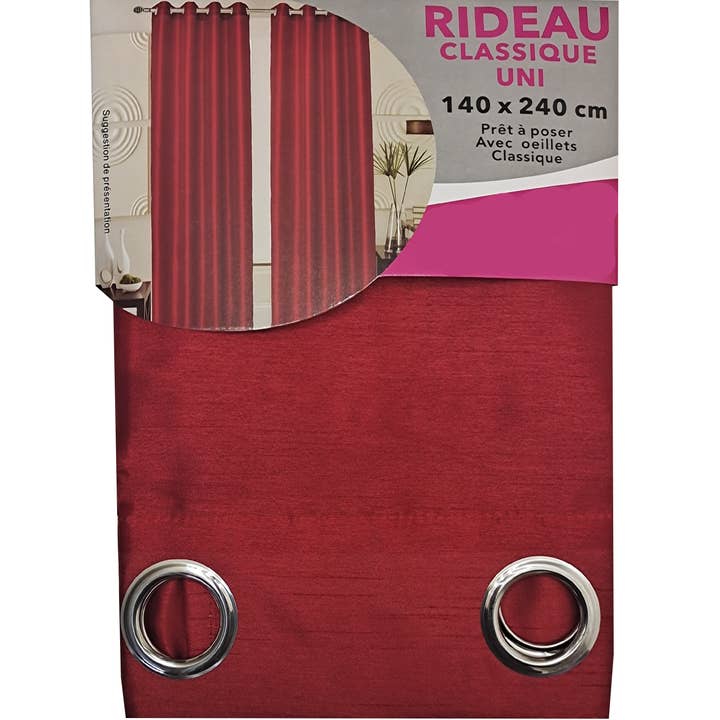 Super Bazaar - Wholesale Drape - Ready Made Curtain - With Rings - 140x240 cm28