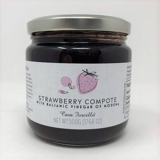 Nicola's Marketplace - Wholesale Jam/Jelly - Strawberry Balsamic Compote Casa Forcello®