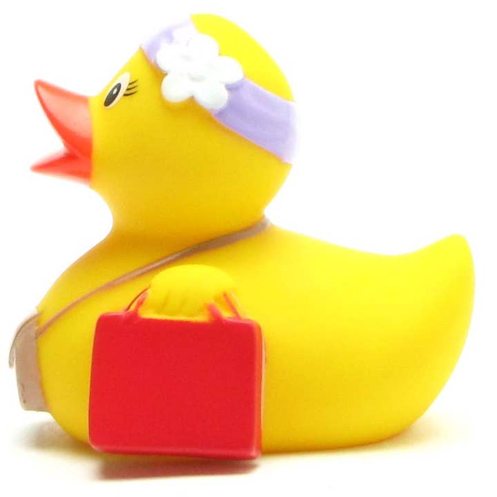 Duckshop - Venta al por mayor Juguete para la bañera - Bebés - Pato de goma Shopping Queen - pato de goma3