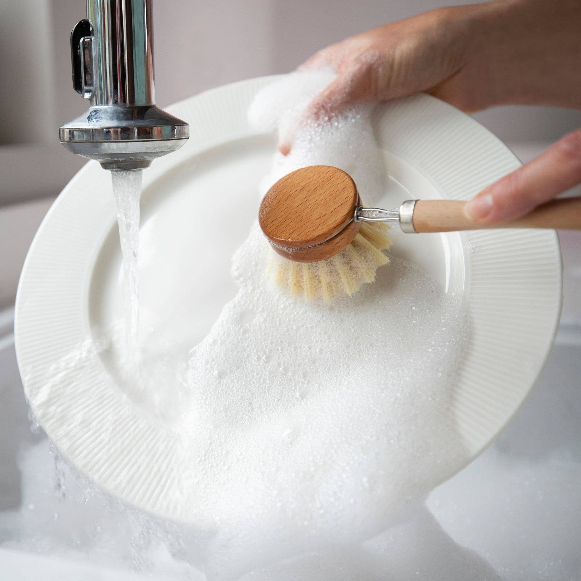 Oceansrespect 🌊🌍🌱 - Wholesale Cleaning Brush - Reusable bamboo dish brush with replaceable head9