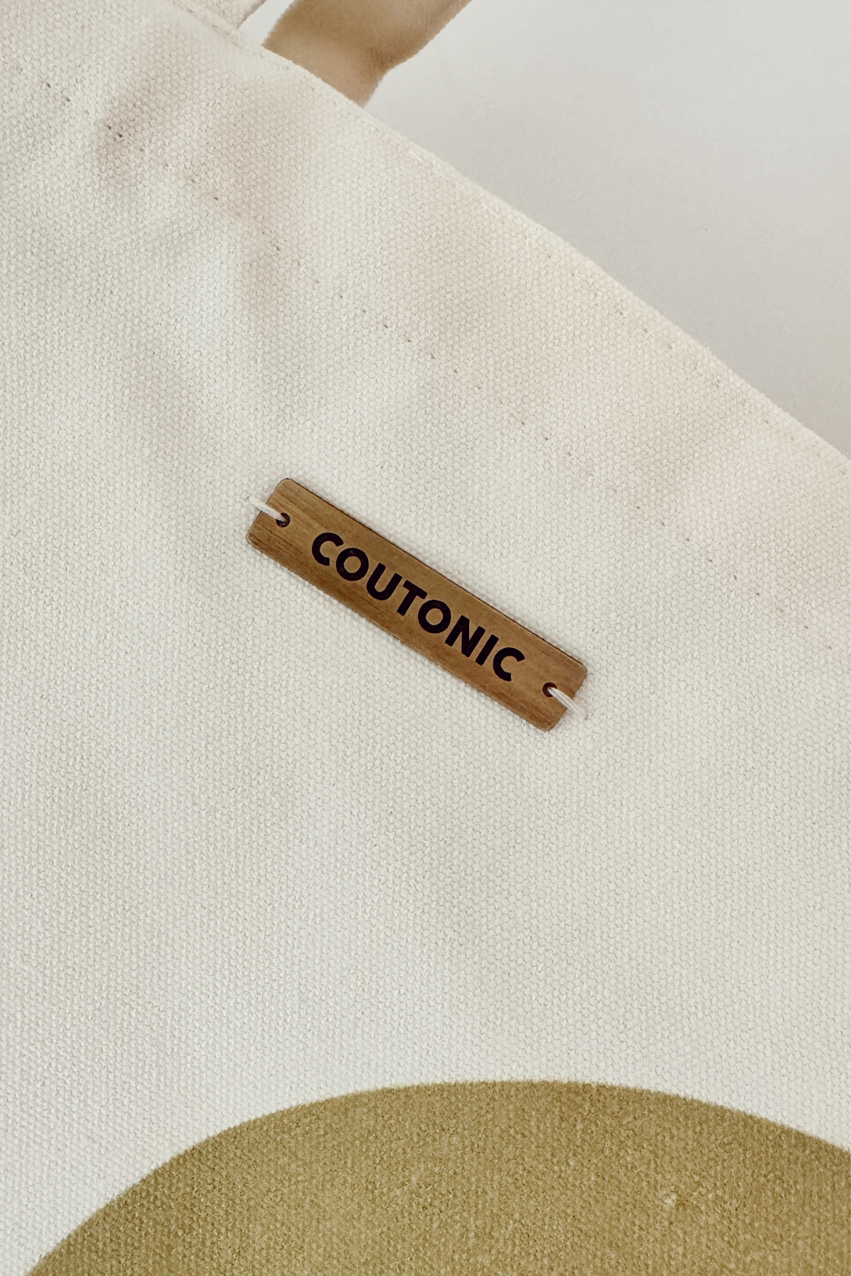 COUTONIC - Wholesale Tote Bag - Women's - Organic Cotton Seaweed Green Yin Yang Tote 2.04