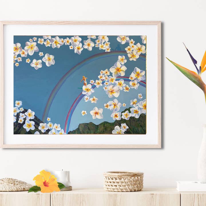 Over The Rainbow gematteerde print voor wholesale door Paradise Now Hawaiʻi