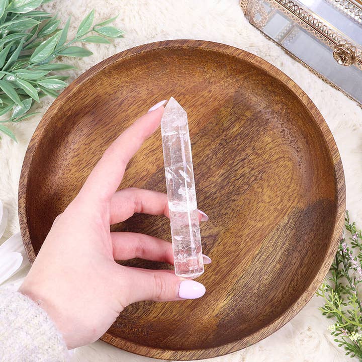 Natures Artifacts Inc - Wholesale Spiritual Stone/Crystal - Clear Quartz Massage Wand