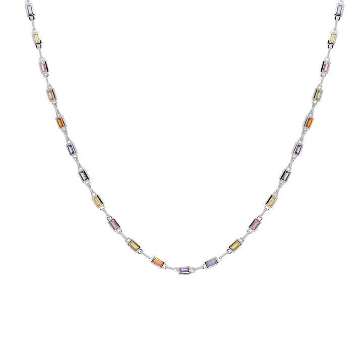 Katrina Silver Necklace for wholesale by LOWLITA & U