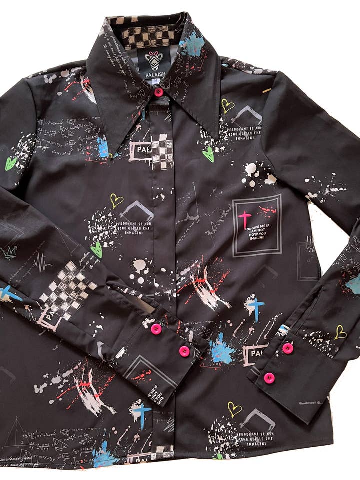 DAFNE Graffity- Camicia per la vendita all'ingrosso da parte di Palaish