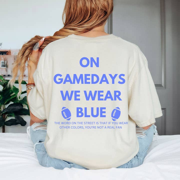 On Game Days Spirit Tee Shirt for wholesale by Hey Jude Graphic Tees