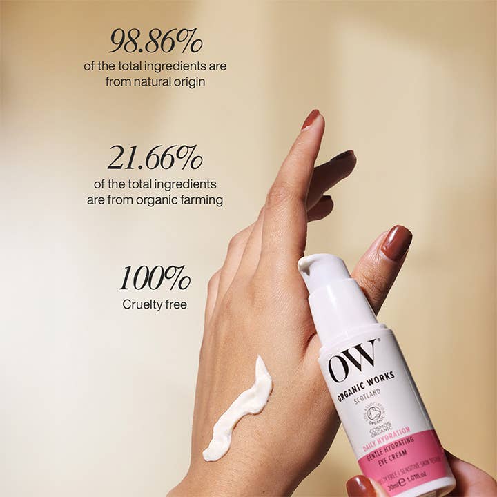 Organic Works – wholesale Eye cream/gel – Gentle Hydrating Eye Cream Made in Uk4