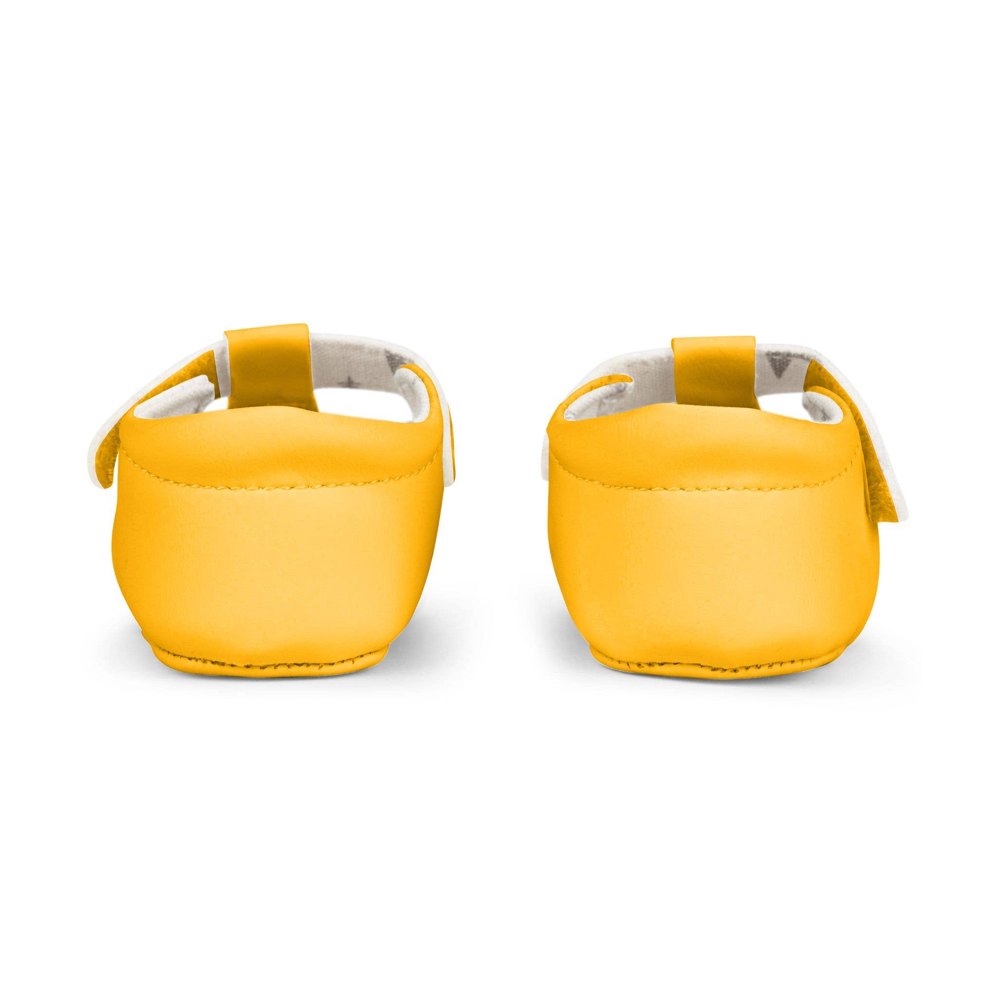 JuJuBe - Wholesale Crib Shoes - Baby - Eco Steps - Mary Jane Sunflower Yellow4