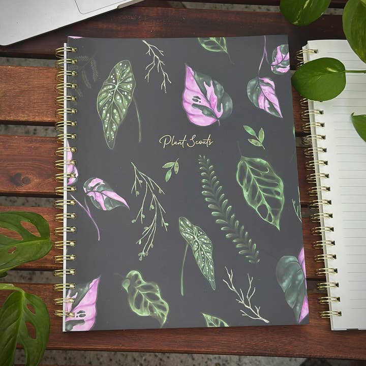 Cuaderno universitario grande - XL Dark House Plants para venta al por mayor de Plant Scouts