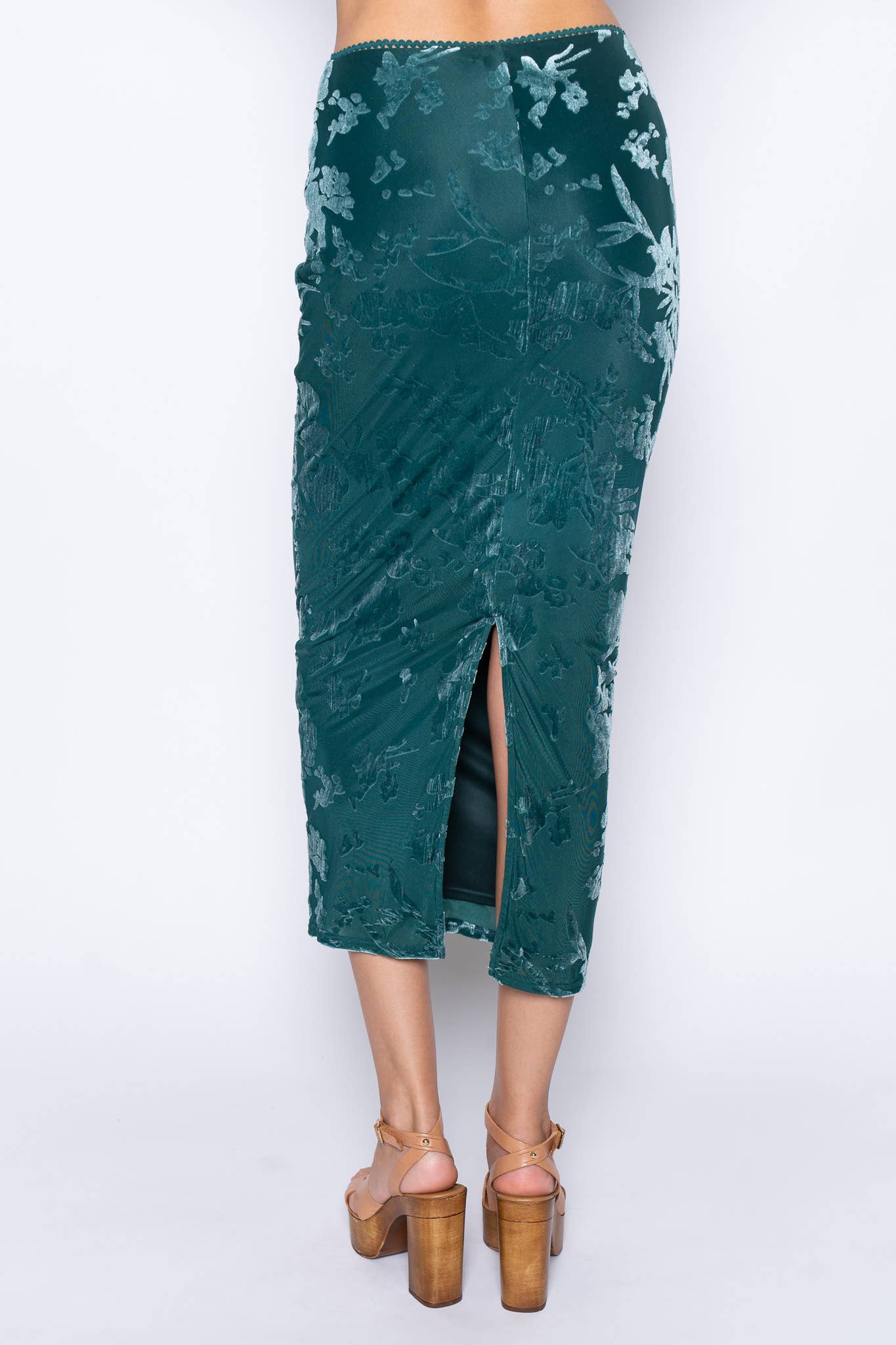 Fore Collection – wholesale Kjol - Dam – BODYCON KJOL I ANKELLÄNGD - SI4359AFO3