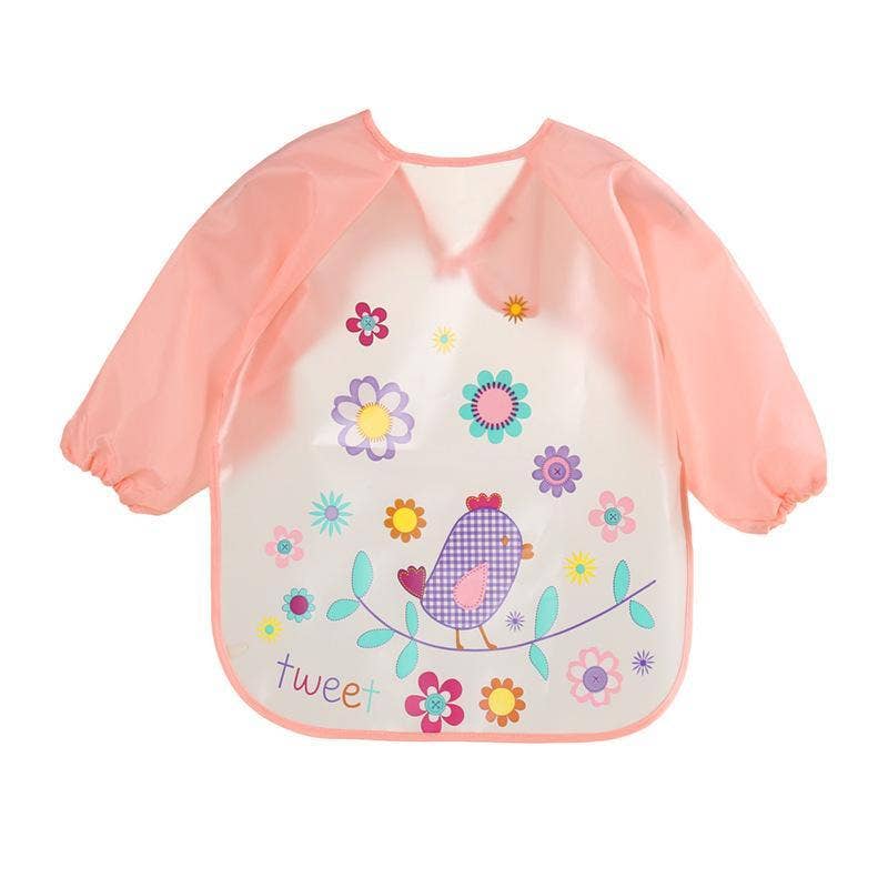 KiddieKickz - Vente Tablier – enfant - Tablier imperméable à manches longues Cute Bibs, blouse d'alimentation pour enfants11
