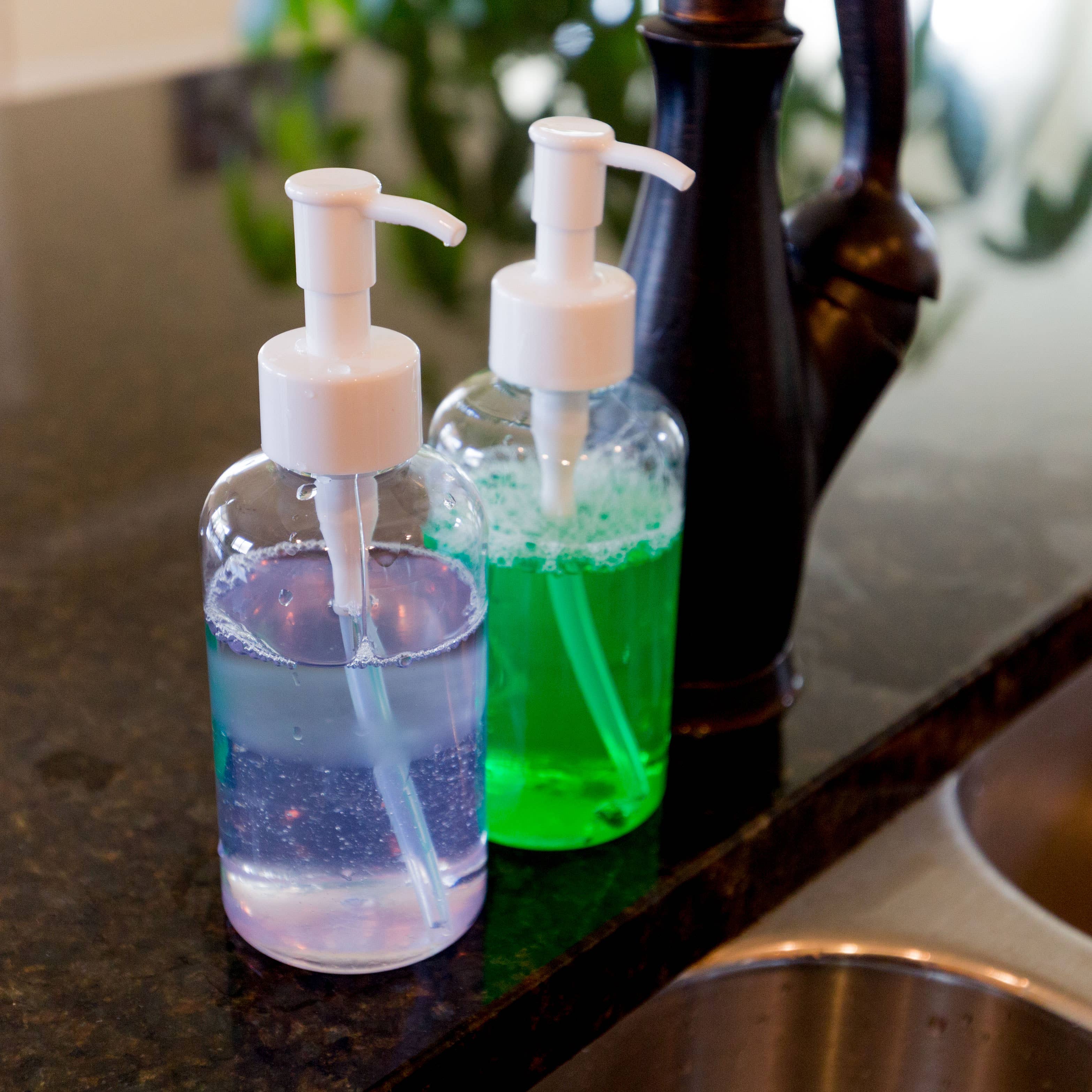 Youngever - Wholesale Soap Dispenser - Youngever 6 Pack 8OZ Empty Plastic Pump Bottles - Clear3