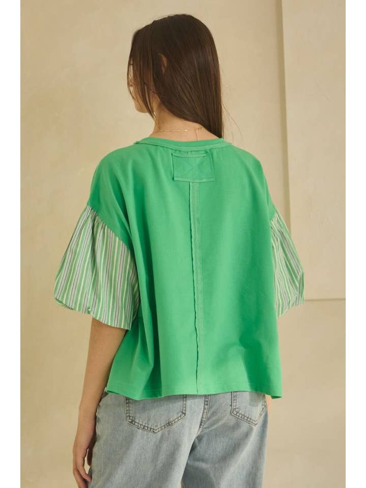 Oddi - Wholesale Blouse - Women's - Plus Flower Embroidered French Terry Top