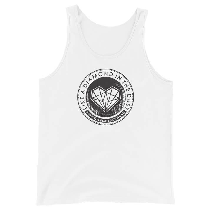 Ronde tanktop LADITD - Wit voor wholesale door Positive Lifestyle Clothing