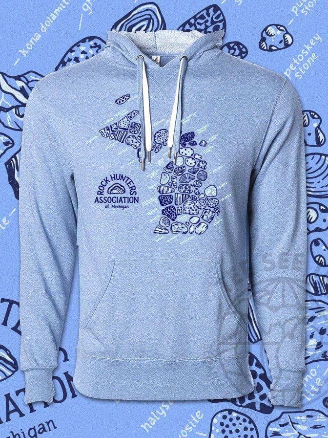 Rock Hunters of Michigan Hoodie for wholesale by Idea Farm LLC