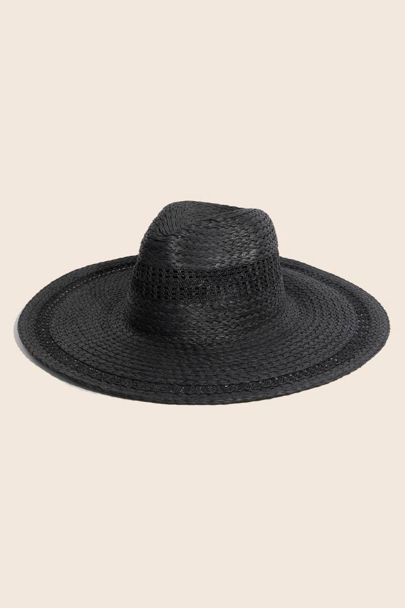 Anarchy Street - Wholesale Straw Hat - Women's - Boho Flat Brim Straw Hat7
