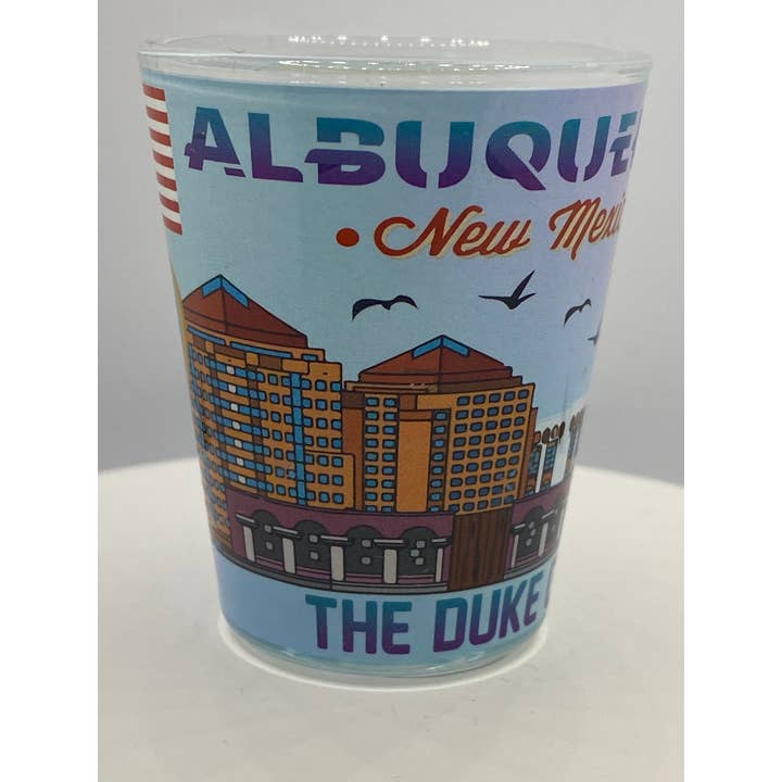 „ALBUQUERQUE“ New Mexico skudglas 2 oz for engroshandel hos 7 Star