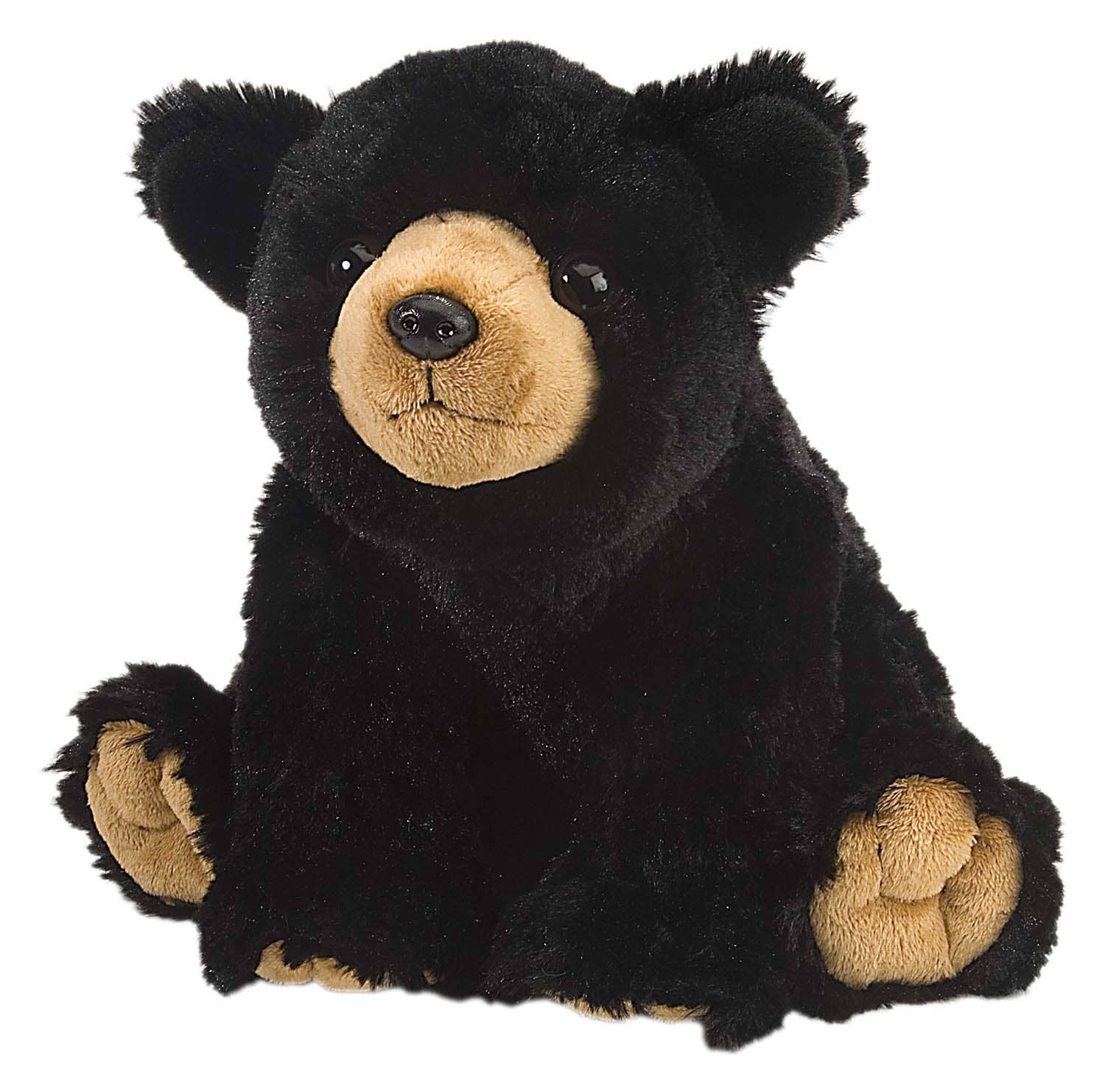 Black Bear 10 Organic Plush Toy - Stuffed Animal Soft Toy