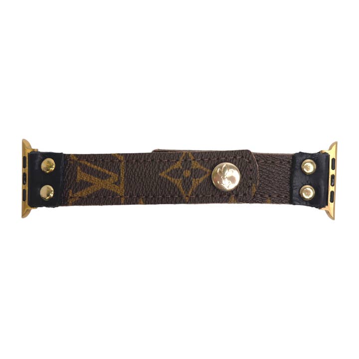 Beaudin Wholesale - Wholesale Watch Band/Strap - Women's - Apple Watch Band In Leather | Upcycled LV