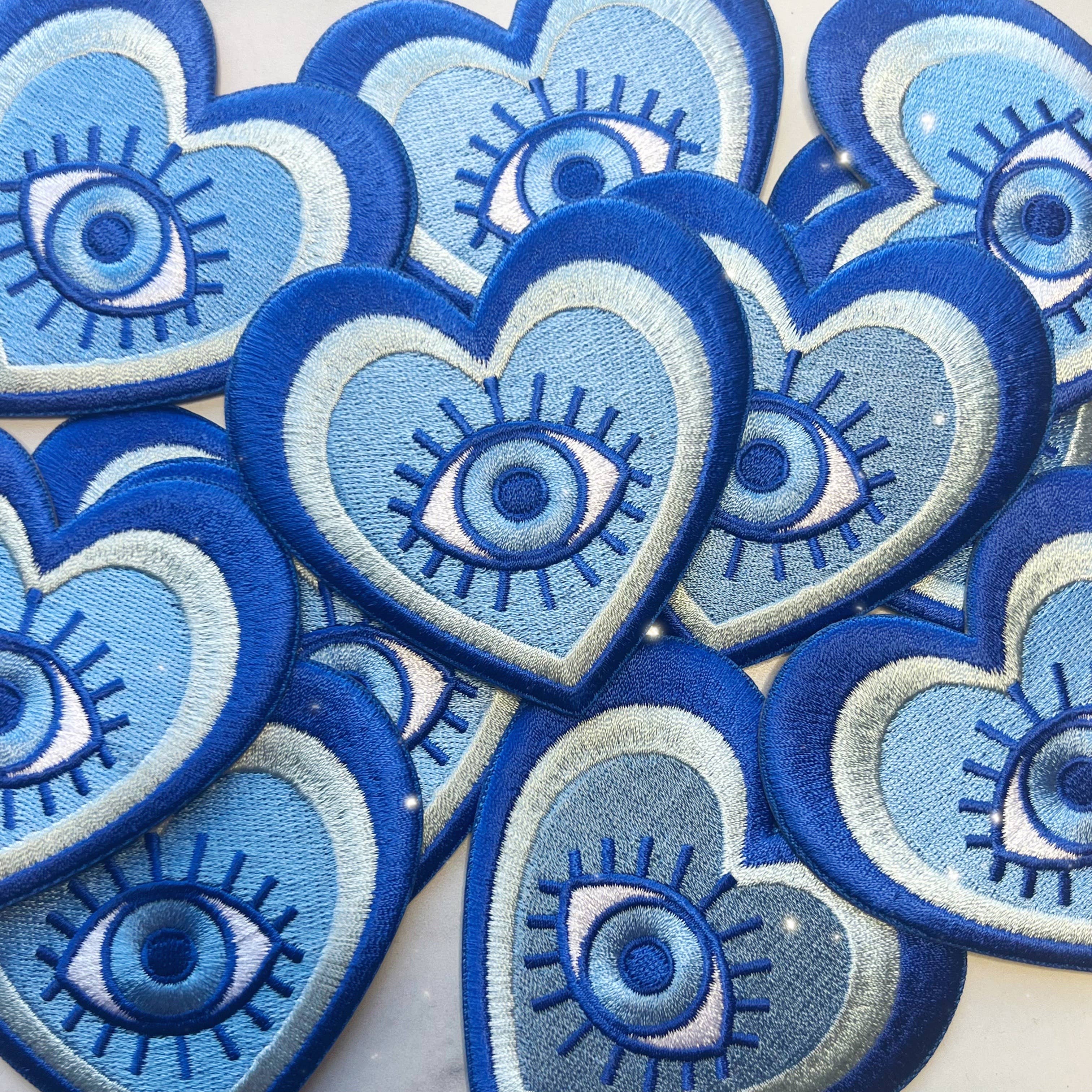 Wildflower + Co. - Wholesale Patch - Evil Eye Heart Patch4
