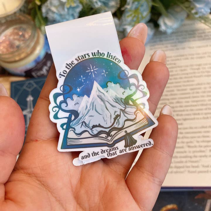 Alsace’s Art - Wholesale Bookmark - ''To The Stars'' -Magnetic Bookmark.1