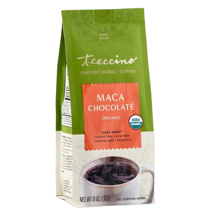 Teeccino - Wholesale Ground Coffee - Maca Chocolate Chicory Herbal Coffee-Organic