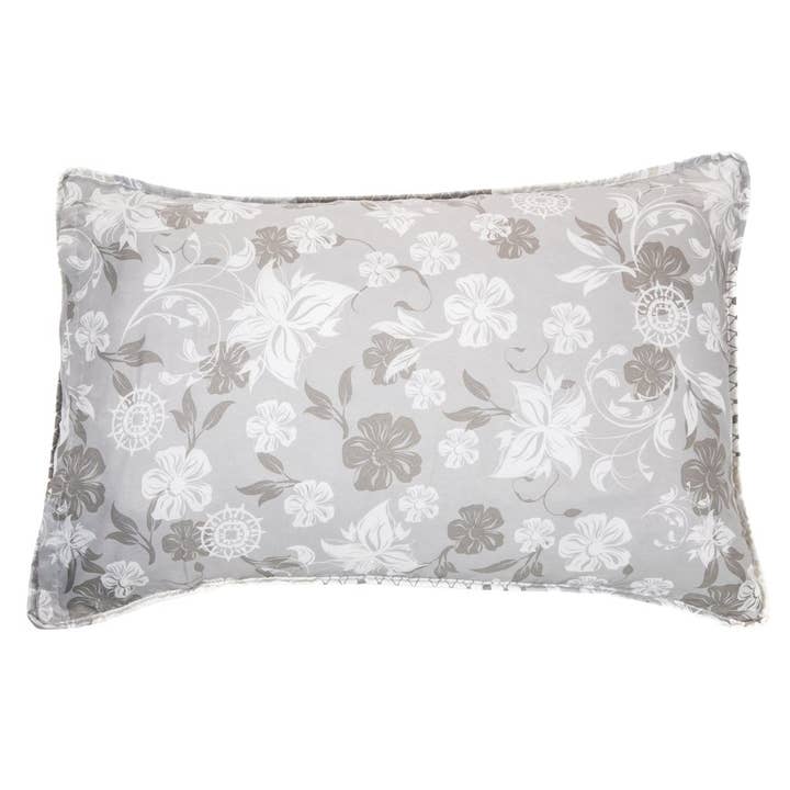 Brunelli - Wholesale Bedding Set - Vanille Gray and Greige Printed Quilt Set