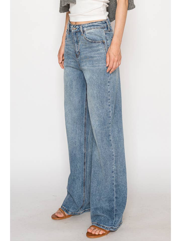 ARTEMIS VINTAGE - Wholesale Jeans – Women’s - BLUE By Artemis Slim Ultra High Rise 90's Straight Jeans6