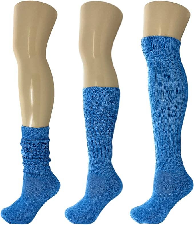 Mars Outlet Store LLC - Wholesale Socks - Women's - Cotton Slouch Boot Socks for Women Shoe Size 5 to 10 3 Pairs13