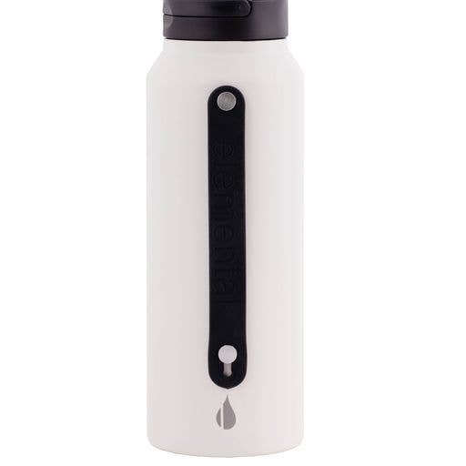 Elemental - Wholesale Water Bottle - Bottle - 32oz Iconic Sport White Stainless Steel2
