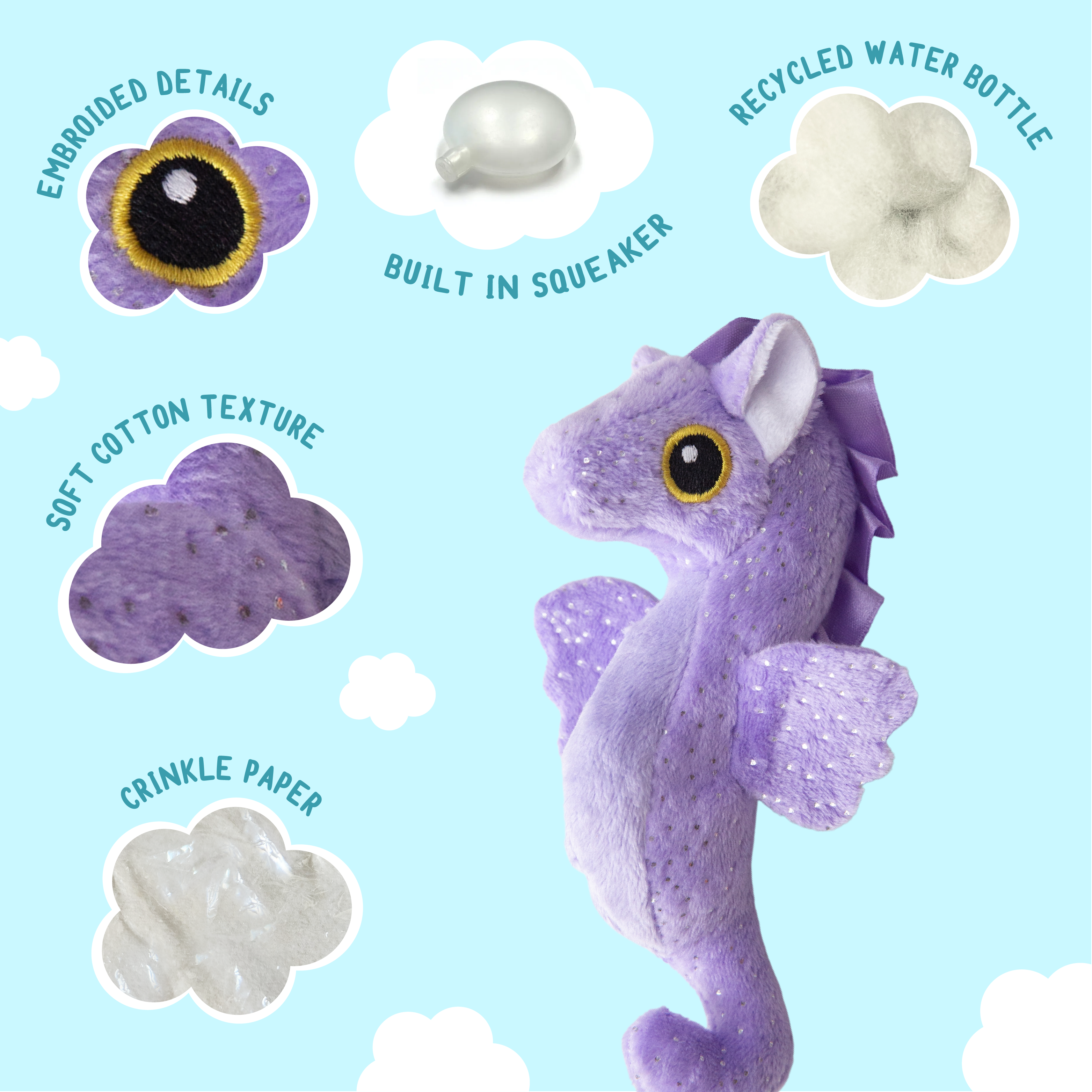 Pet Palette Distribution - Wholesale Pet Plush Toy - Dog - SnugArooz Baby Shelly Plush Dog Toy 4.5"6