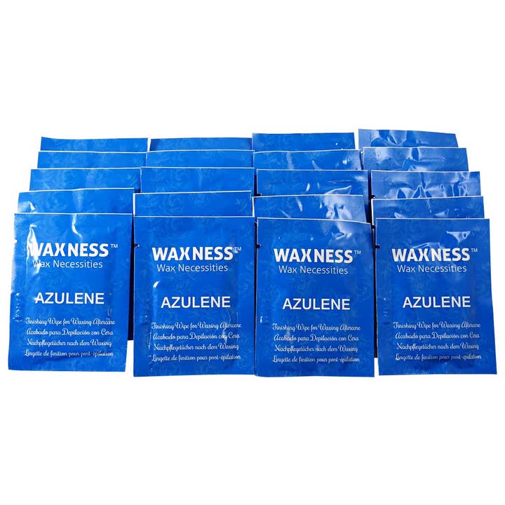 Waxness - Wholesale Face & Body Wipes - Waxness at Home Azulene After Waxing Finishing Wipes pack of 20