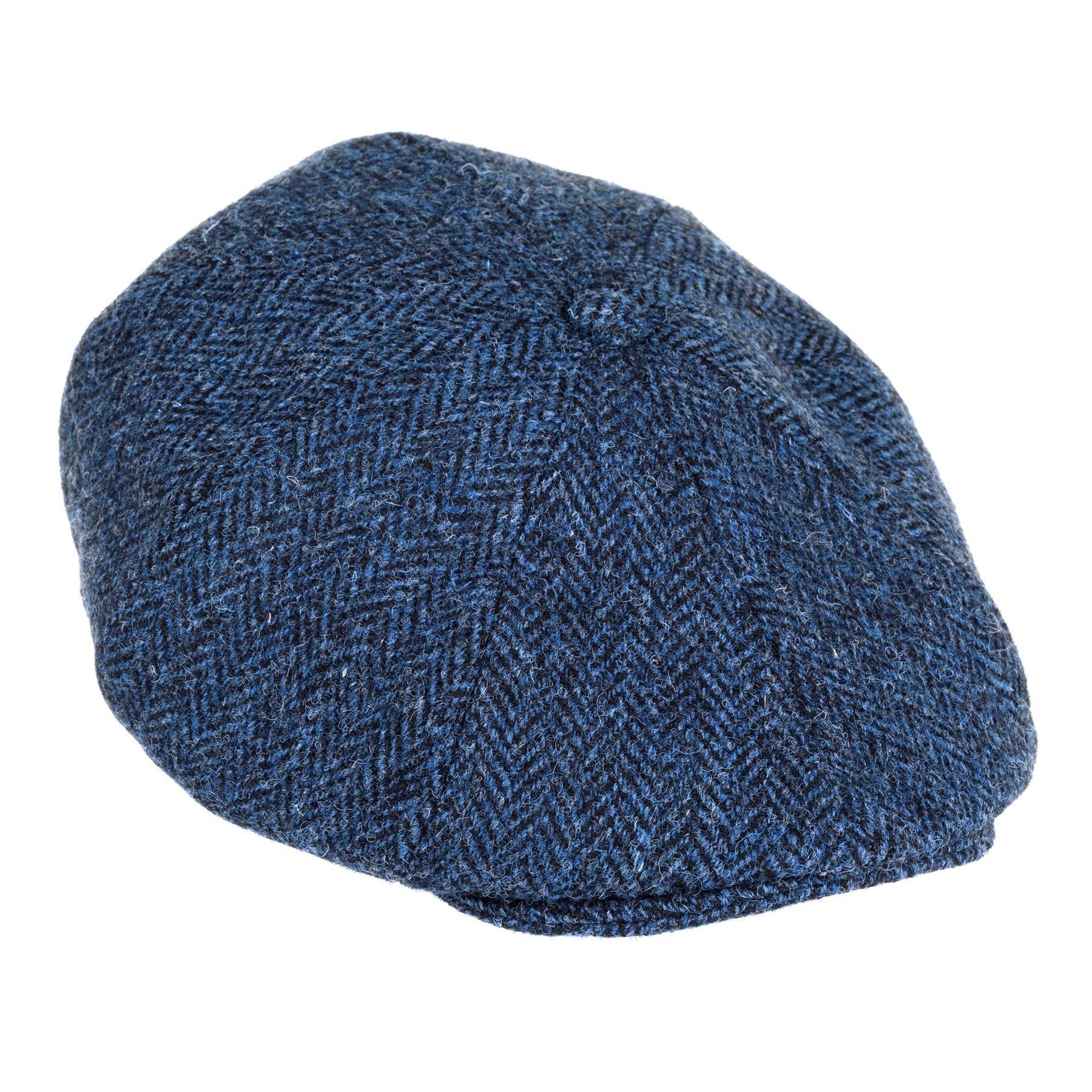 Heather Hats & Accessories - Wholesale Newsboy/Schoolboy Hat - Unisex - ZH015 Arran Harris Tweed 8 Piece Cap0