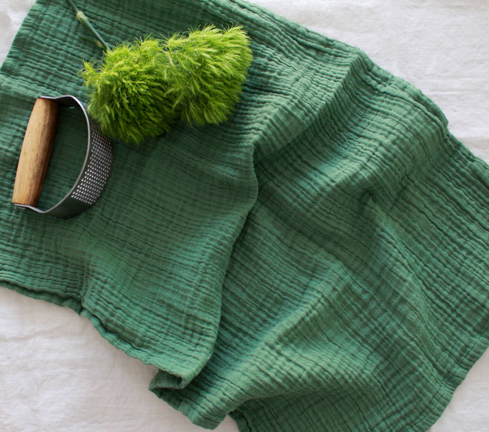 My Kitchen Linens – wholesale Tea towel – Set of 2 Kitchen Towels / Lightweight 2 Layer Muslin6