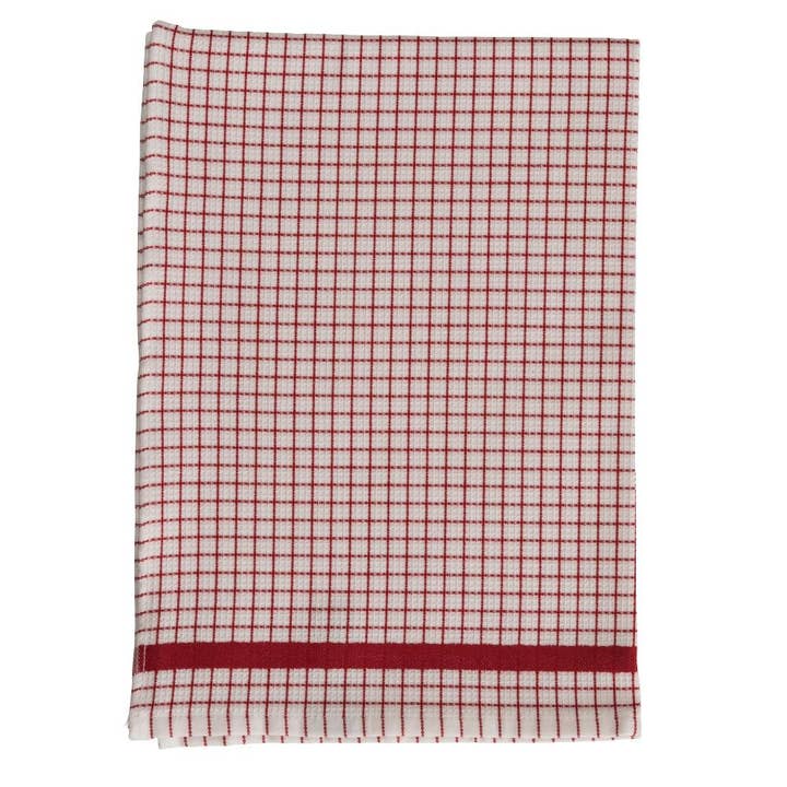 Dublin Gift Company - Wholesale Tea Towel - Red Poli Dri Tea Towel Red3