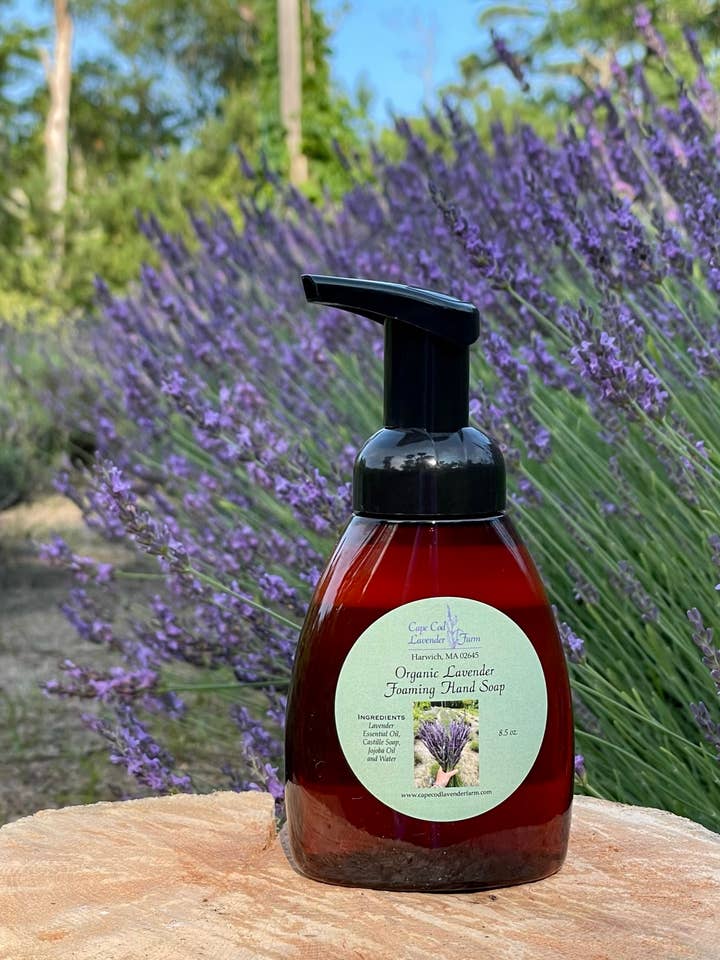 Cape Cod Lavender Farm Organic Foaming Hand Soap for wholesale by Cape Cod Lavender Farm