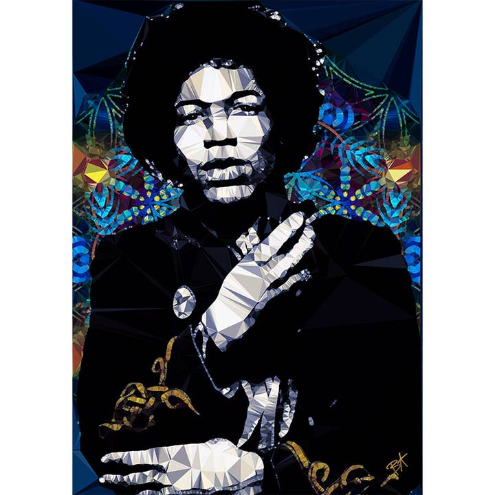 Jimi (II) de Baiba Auria - tirage giclée signé pour la vente par Egoiste Gallery