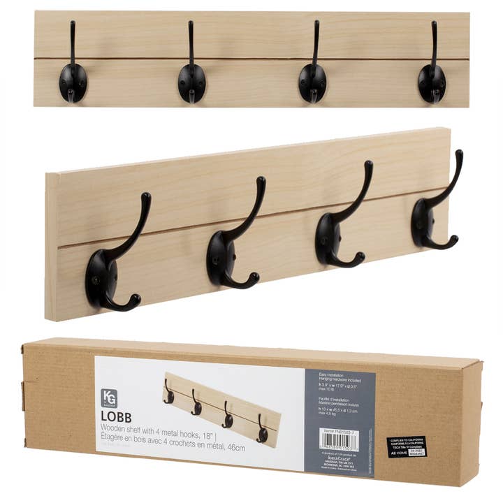 Porte-manteaux et vêtements mural Kiera Grace Lobb pour la vente par Kiera Grace