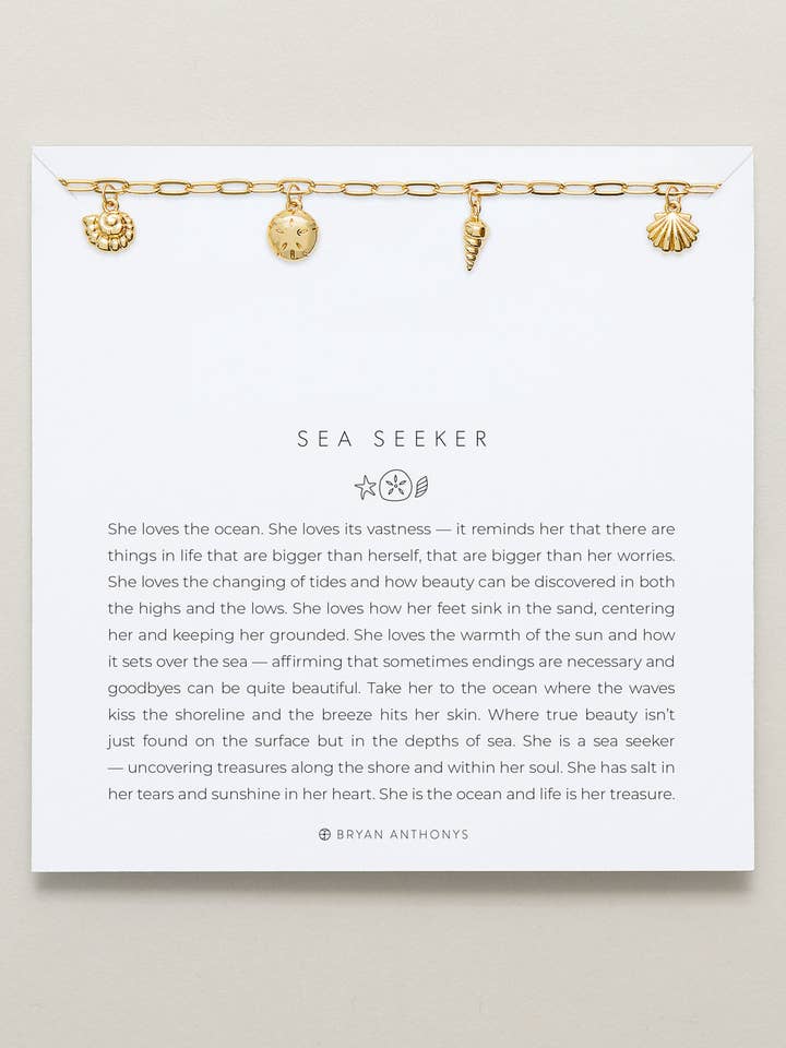 Bracciale Sea Seeker Charm per la vendita all'ingrosso da parte di Bryan Anthonys