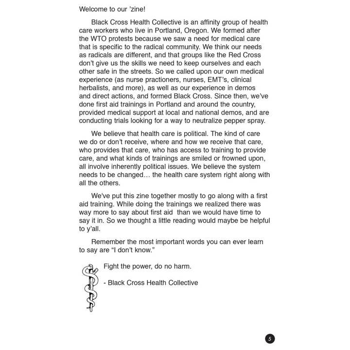Microcosm Publishing & Distribution - Wholesale Medical Health - First Aid & How to Perform It (zine)3