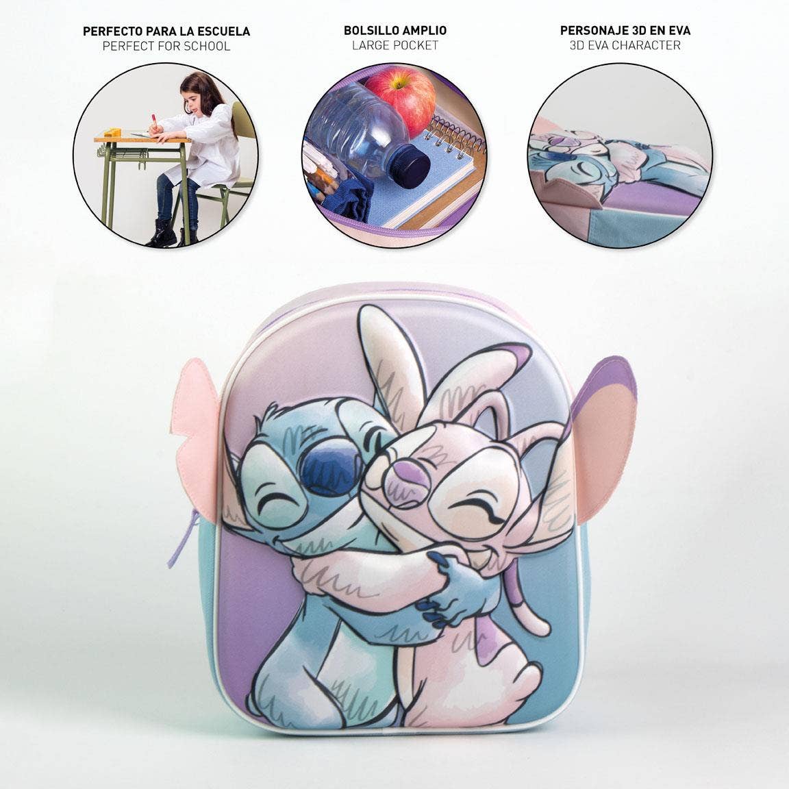 Mastoys, S.L. – Engroshandel Rygsæk - Unisex – BØRNETASKE 3D STITCH - 21000058473