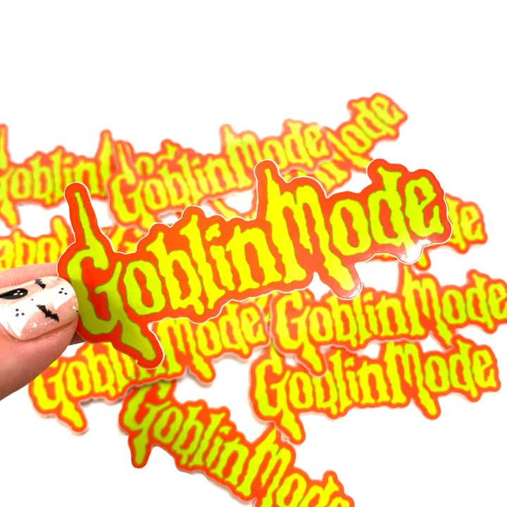 Krystan Saint Cat - Wholesale Sticker - Goblin Mode Spooky Goosebumps Vinyl Sticker