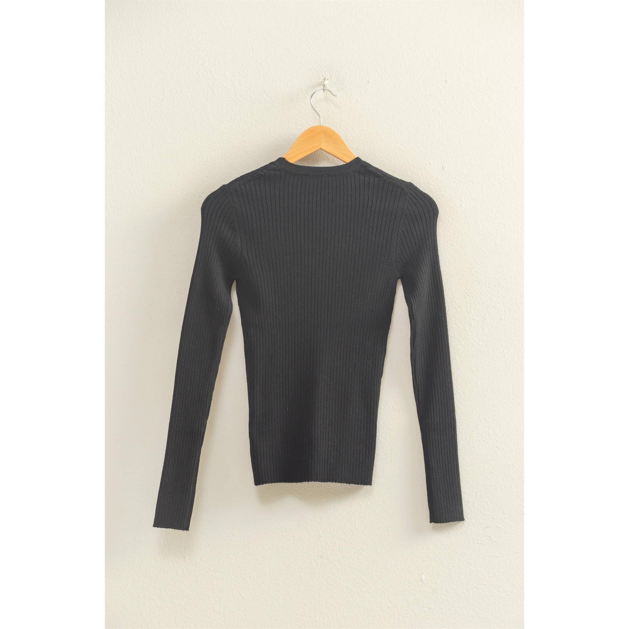 HYFVE - Wholesale Knit Top - Women's - Ribbed Long Sleeve Knit Top20