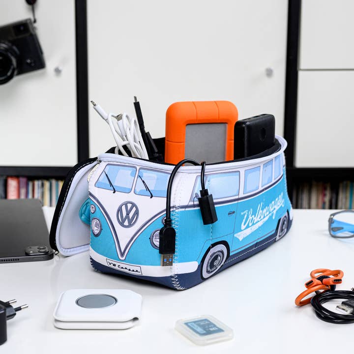 VW Collection by BRISA - Wholesale Toiletry Bag - Unisex - VW Bus Travel Office Outdoor Toiletry Bag Case – TRQ(L)4