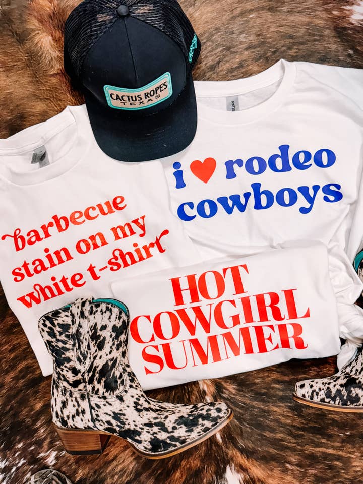 ZZ Threadz - Wholesale Screen Printed T-Shirt - Women's - The Summer Cowgirl Collection Graphic Tees