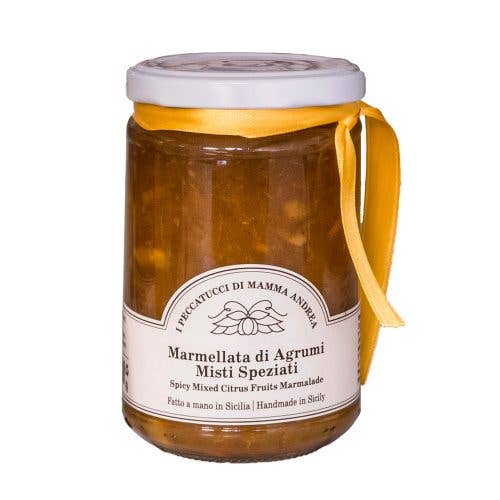 Mixed Spicy Citrus Jam - I Peccatucci di Mamma Andrea for wholesale by Emporio Sicilia